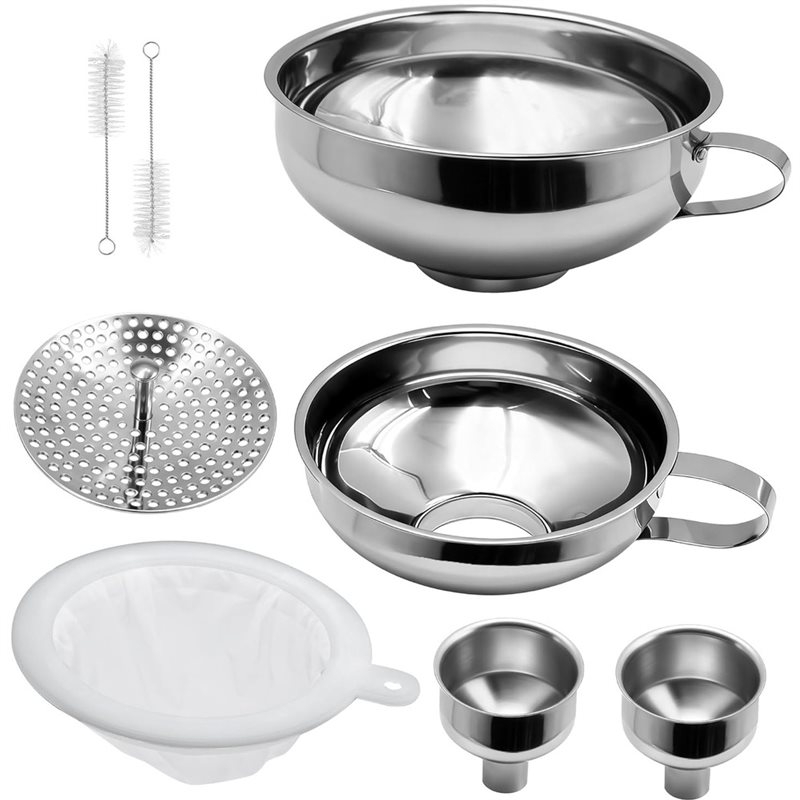 Kitchen Gadgets That Are Useful - AAAF Stainless Steel Funnels For Kitchen