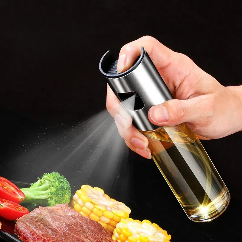 Oil Mister Spray Bottle - Glass Oil Sprayer for Cooking Olive