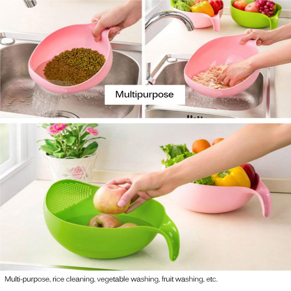 New Portable Food Grade Plasti - Kitchen Gadgets Rice Filter 评论和价格