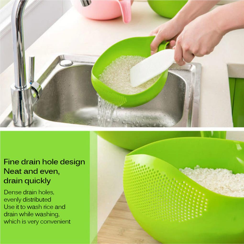 New Portable Food Grade Plasti - Kitchen Gadgets Rice Filter 评论和价格
