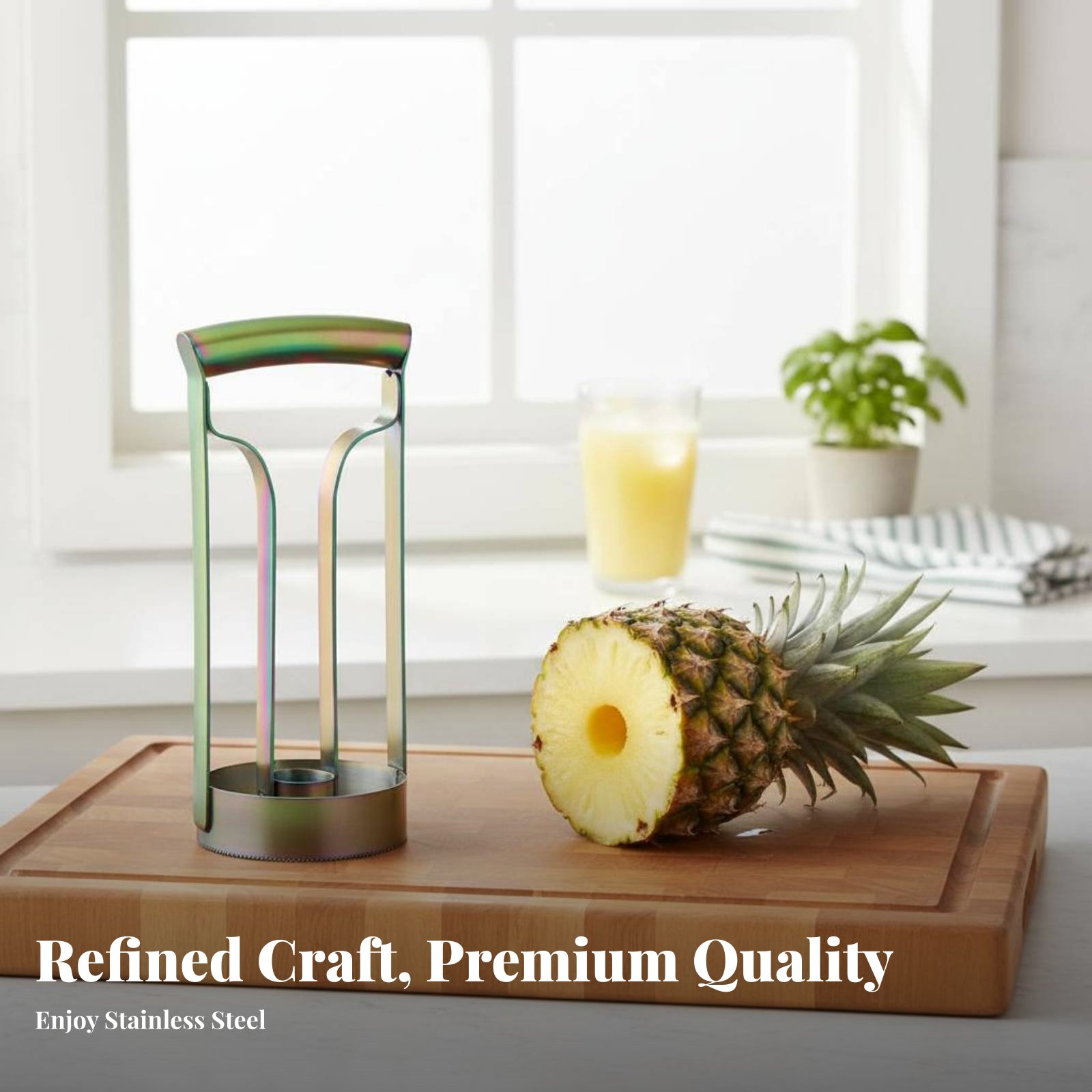 Stainless Steel Pineapple Cutt - Kitchen Gadgets That Are Useful 评论和价格