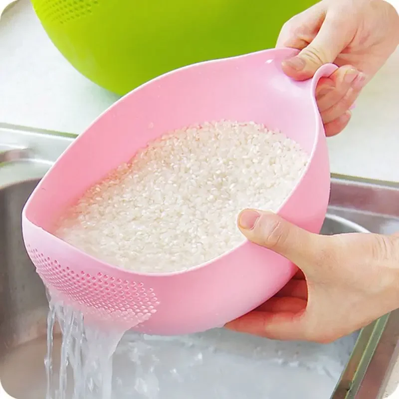Fruit Vegetable Bowl Drainer C - Kitchen Gadgets Rice Filter 评论和价格