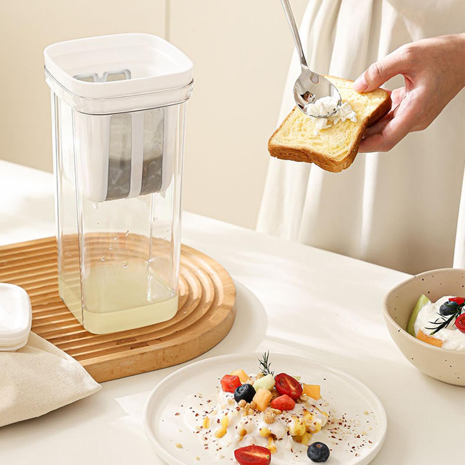 Yogurt Strainer With Lid Food  - Kitchen Gadgets Rice Filter 评论和价格