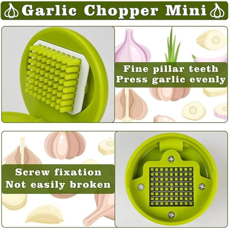 Garlic Press Chopper Manual Ga - Kitchen Gadgets Peeler 评论和价格