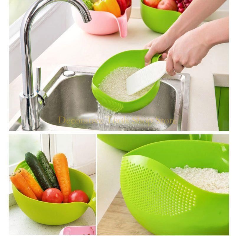 QX2E Rice Vegetable Fruit Bean - Kitchen Gadgets Rice Filter 评论和价格