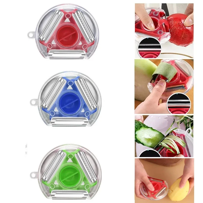 1PC Trio Peeler Set Vegetable  - Kitchen Gadgets Peeler 评论和价格