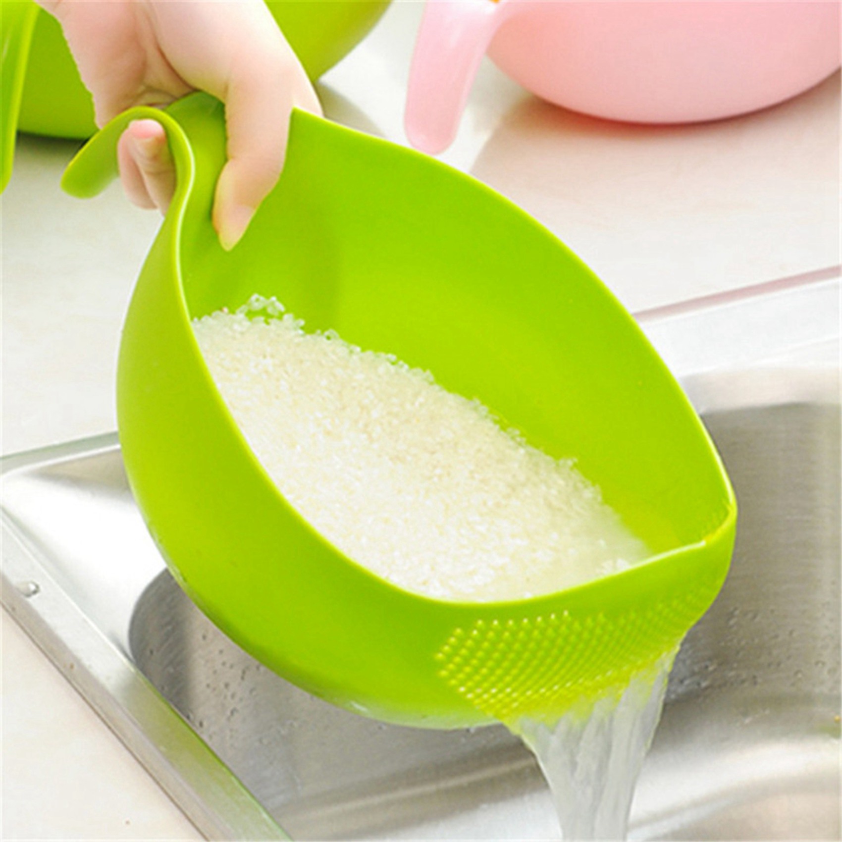 HRBAJ-2X Durable Rice Washing  - Kitchen Gadgets Rice Filter 评论和价格