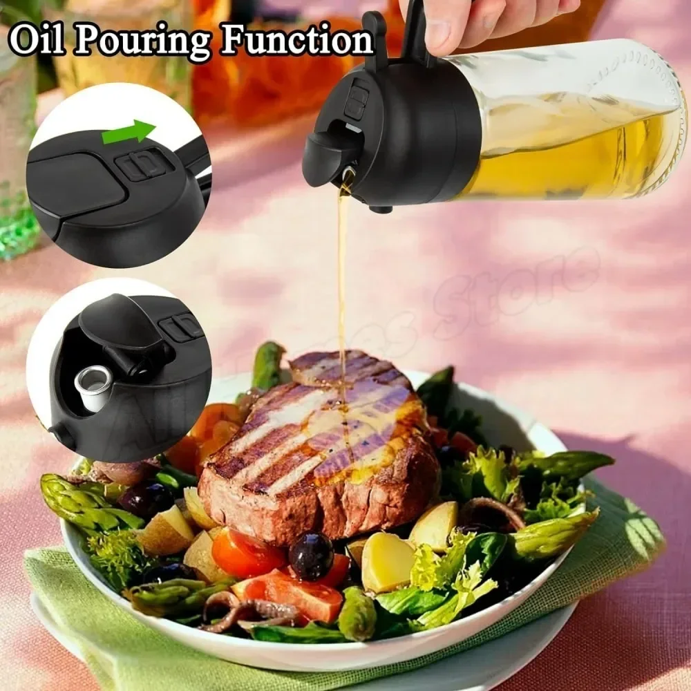 2in1 Plastic Oil Sprayer 500ml - Oil Mister Spray Bottle 评论和价格