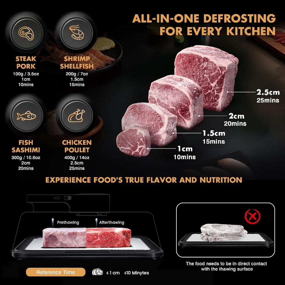 Rapid Frozen Food Defrosting T - Kitchen Gadgets That Are Useful 评论和价格
